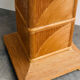 French split bamboo pedestal / plinth, 1970s