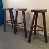 3 tripod bar stools