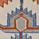 Tapis géométrique Oushak runner, 97x348cm