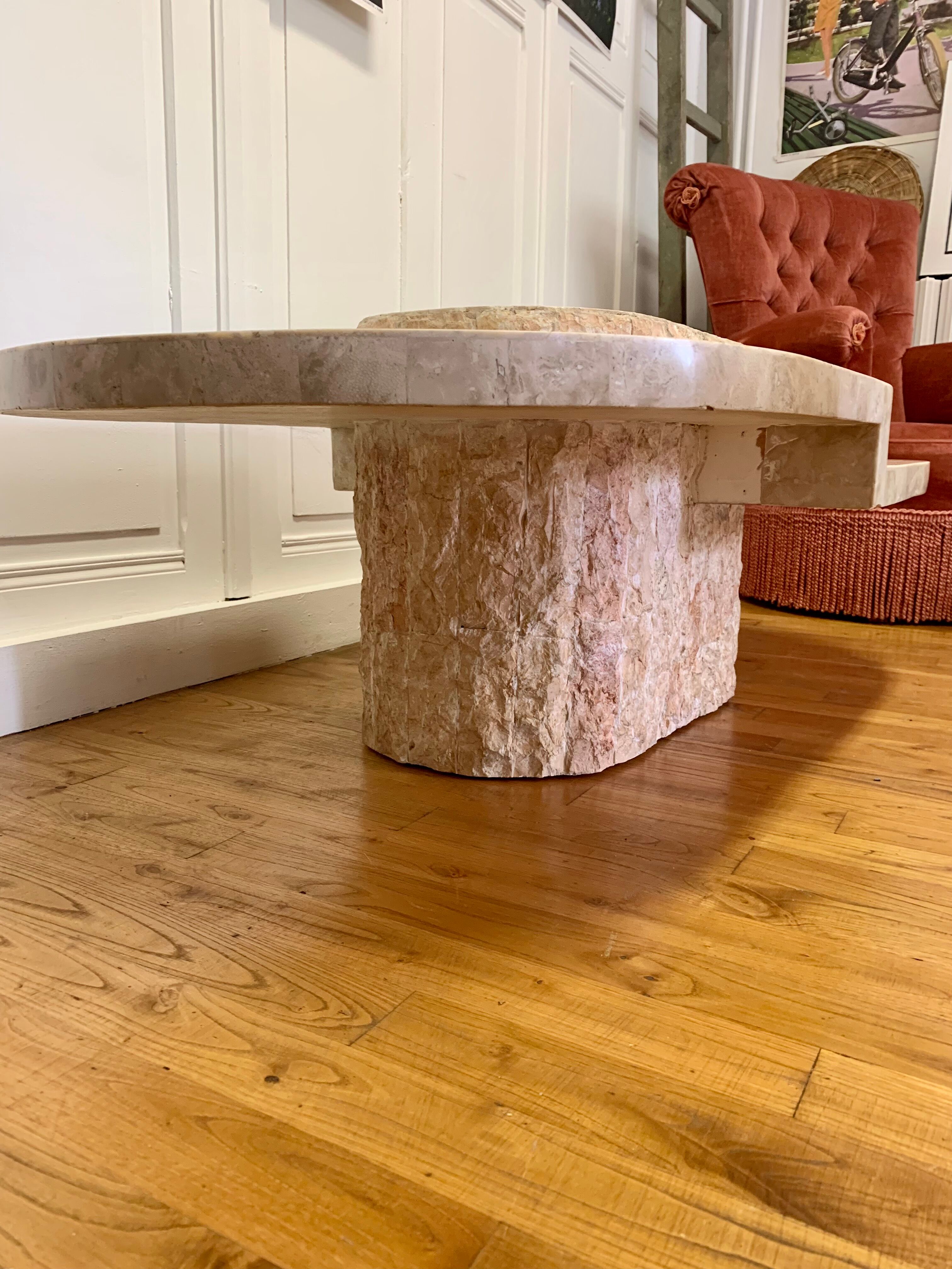 Table basse travertin Magnussen Ponte