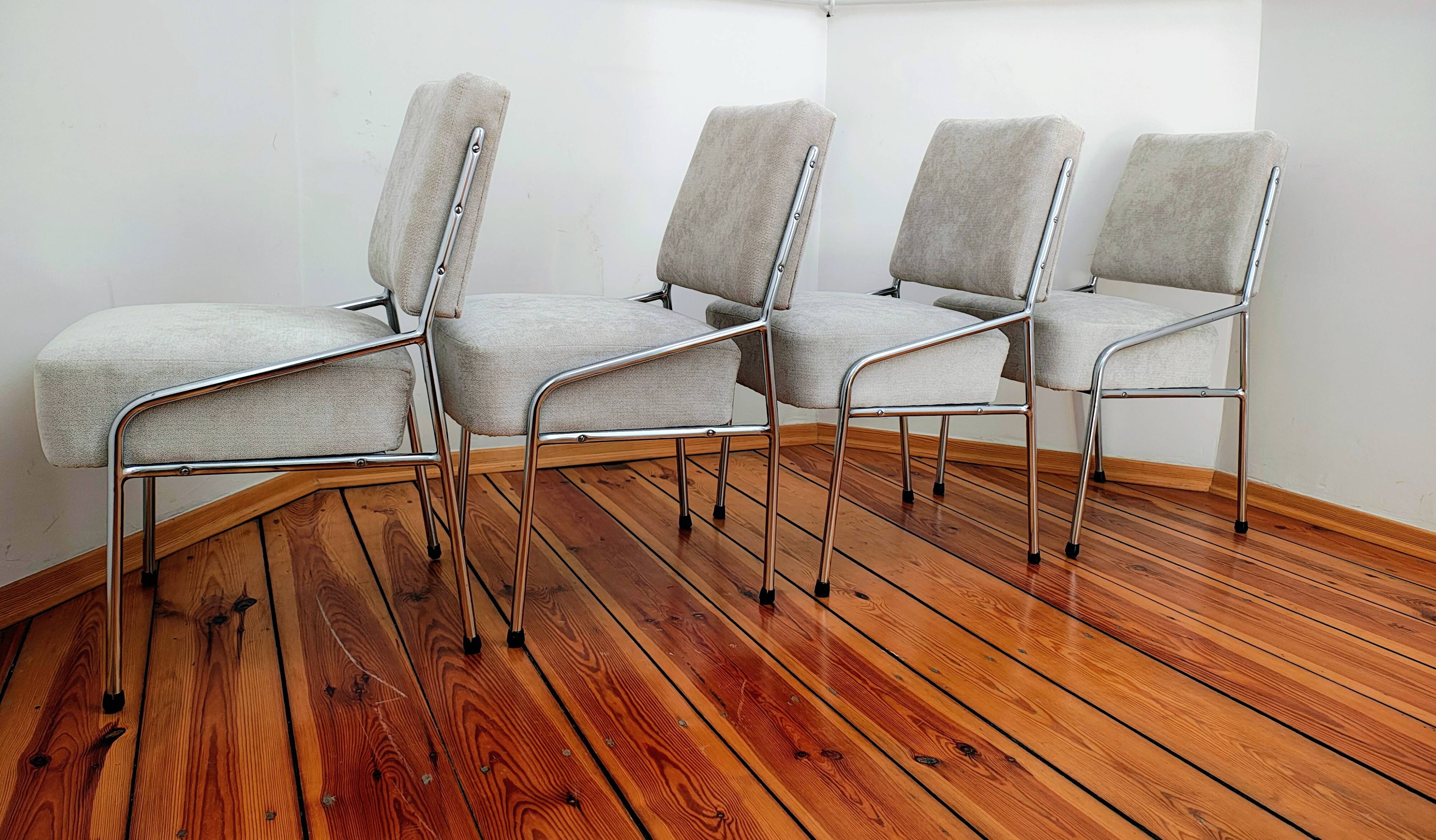Bauhaus Dining Chairs attributed to Hynek Gottwald, Former Czechoslovakia,