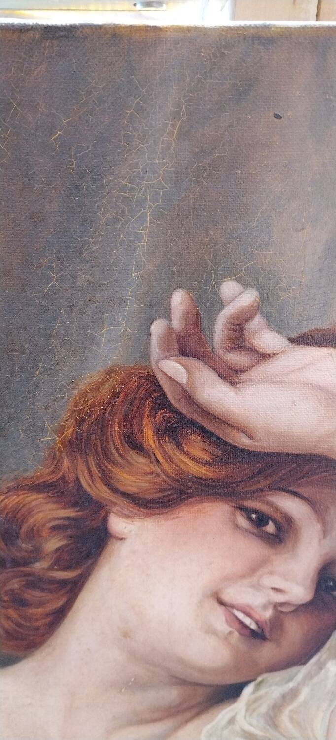 Art Nouveau woman portrait