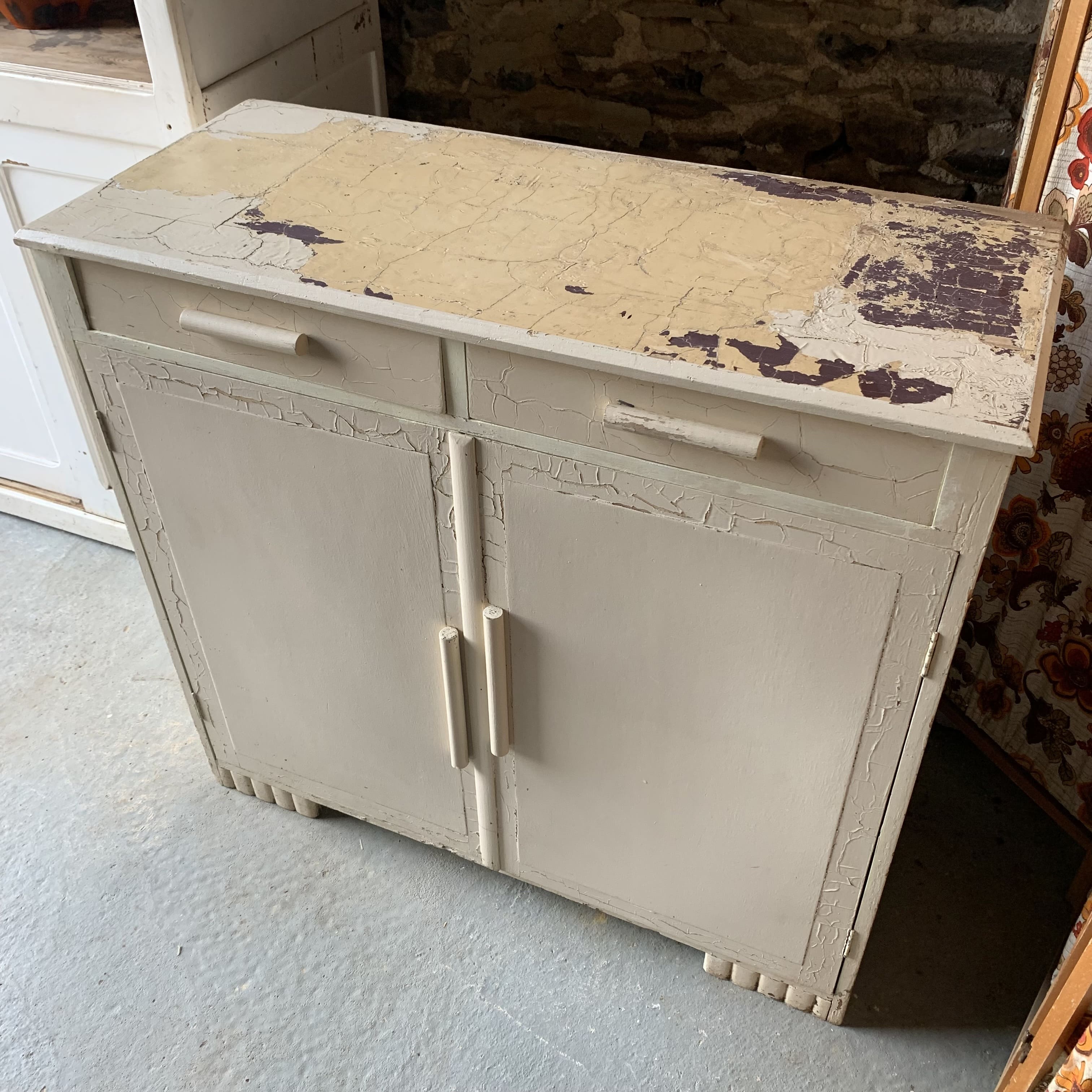 Buffet with elephant feet