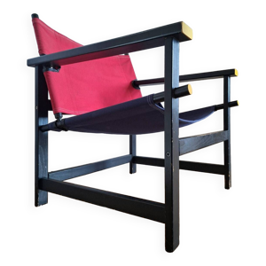 Chaise safari vintage