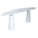 Vintage Eros console by Angelo Mangiarotti for Skipper (1970s) – white Carrara marble