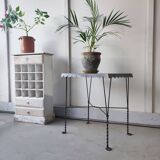 Zinc side table