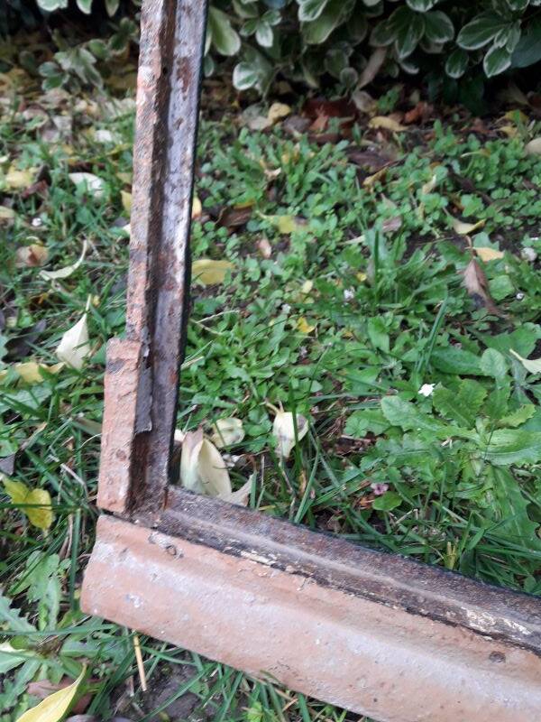 Industrial arched metal windows L73xH110 19th century glass roof