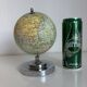 Antique French terrestrial globe – Chrome Art Deco base – Circa 1930 – Cart