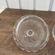 Confiturier en verre ciselé