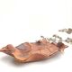 Fruit dish or cup shaped leaf terracotta
