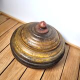 Large ethnic handcrafted wooden box