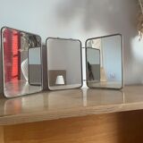 Triptych barber mirror