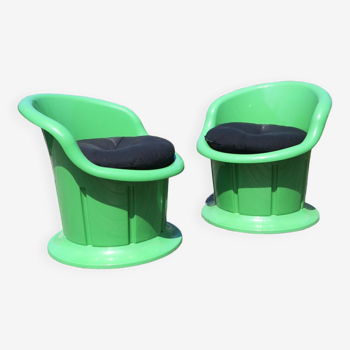 2 chaises IKEA , design Hagberg, années 90