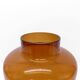 Hans-Agne Jakobsson Markaryd L 10232 Amber Glass Candle Holder 1960