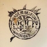 Boch cracked ceramic Art Deco lamp