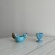 Ceramic egg cup duo