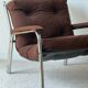 Lot of 2 vintage 1970s armchairs.