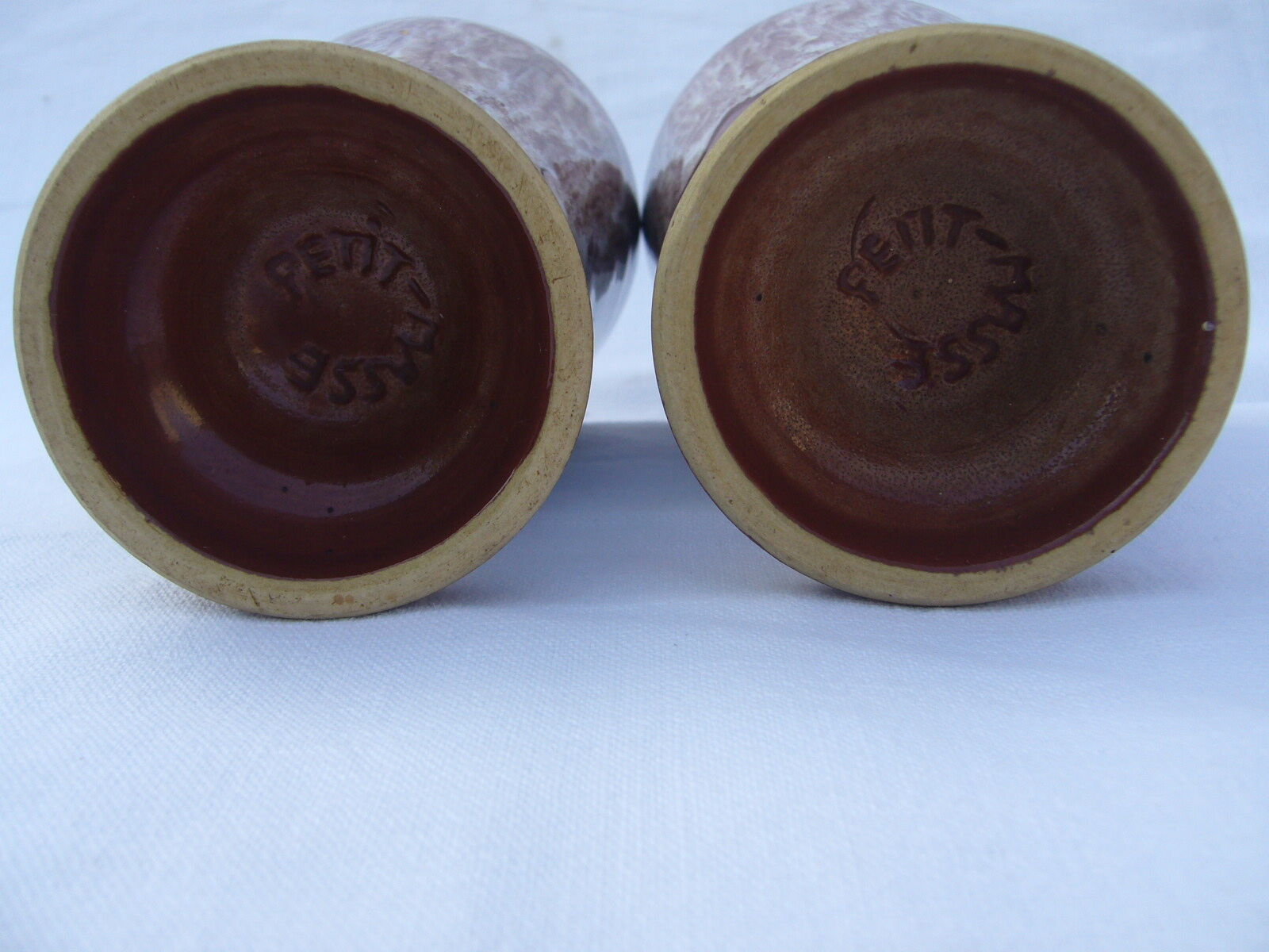 Set of 5 blaring mazagrans "Petite Masse" (Morvan)