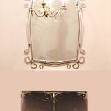 Mirror free form gilded