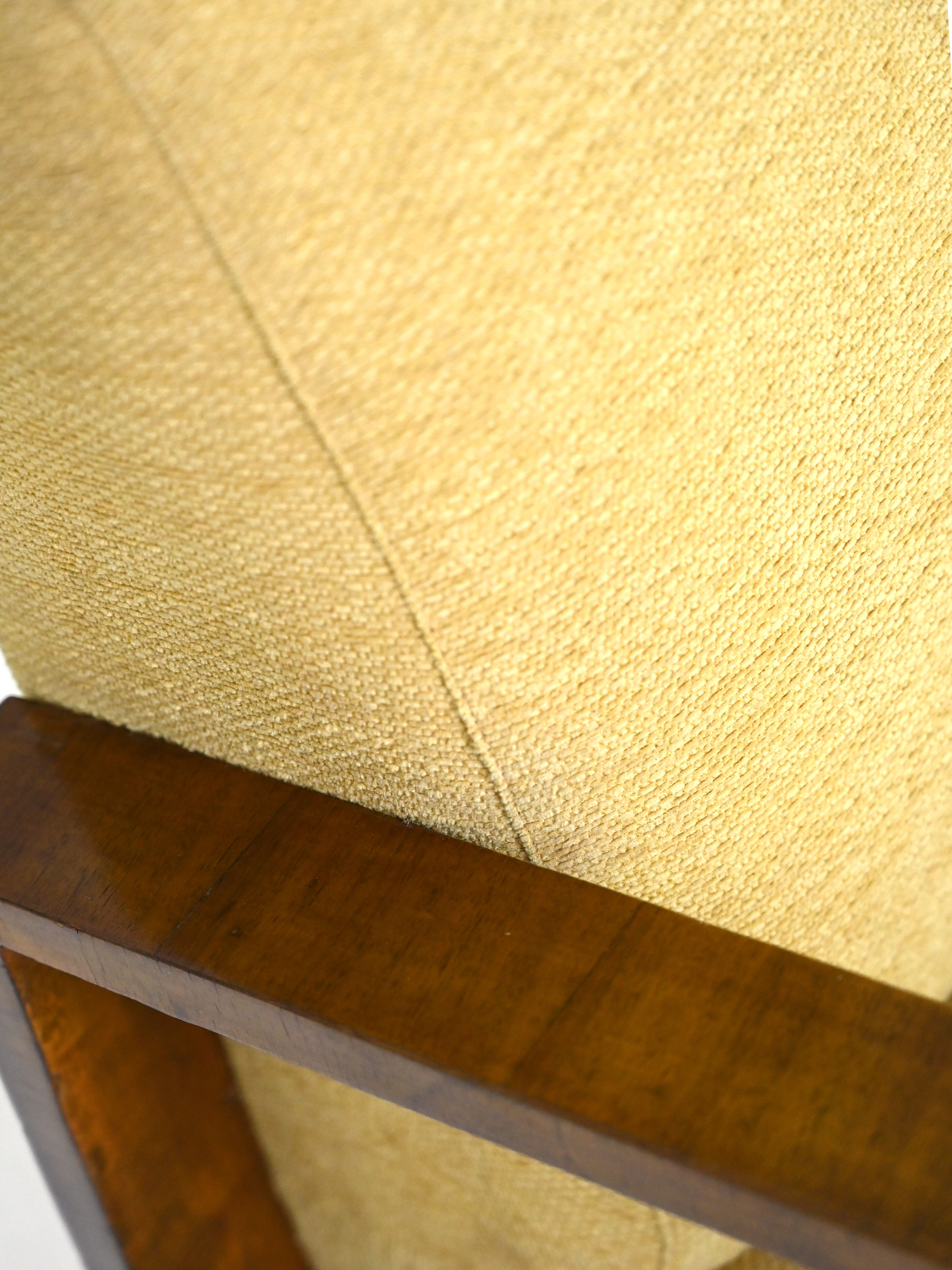 Pair of 1940s deco armchairs