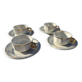 4 bistro cups Pillivuyt France