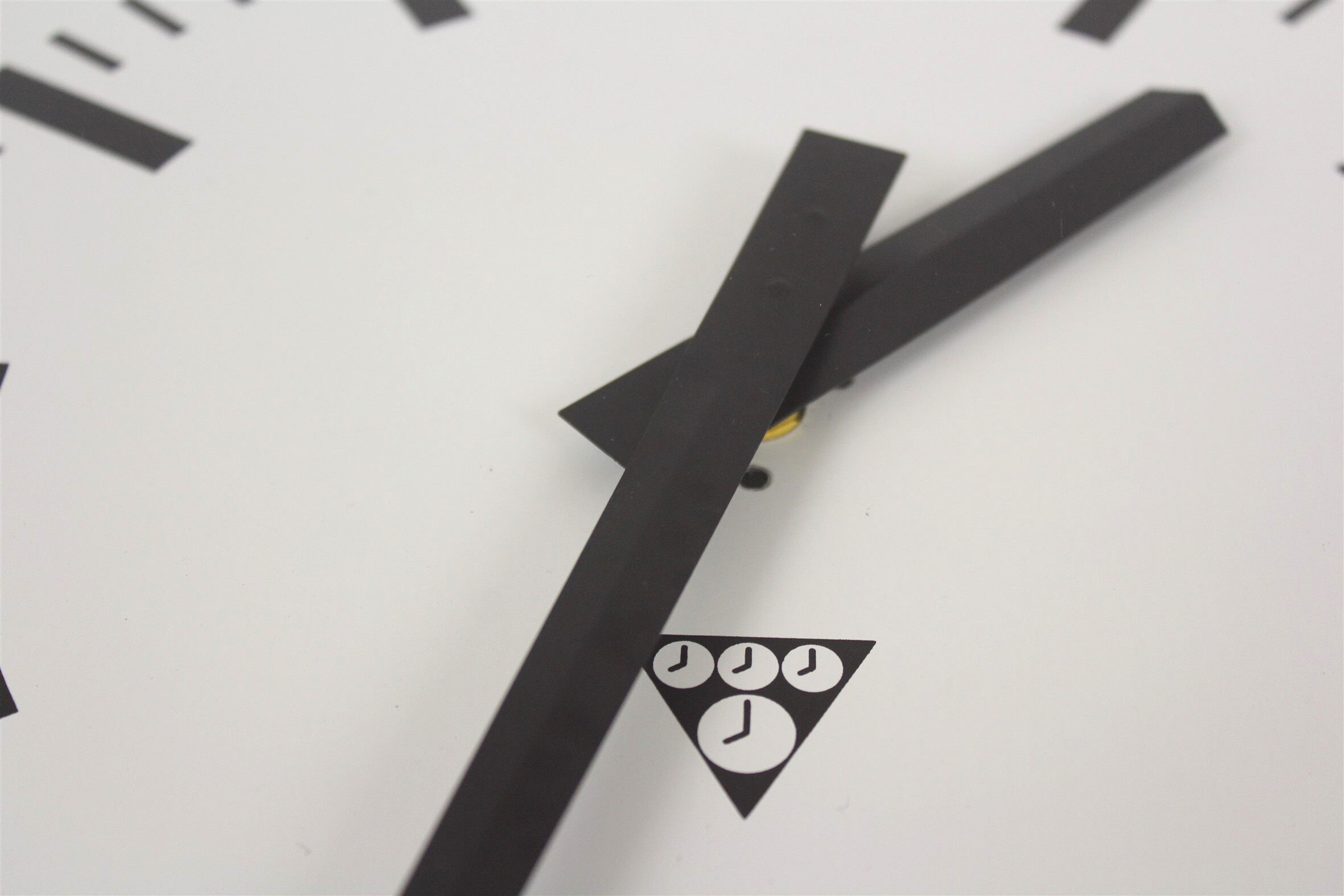 Industrial Square Railway Clock from Pragotron 1970s
