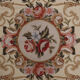 Handwoven Traditional Floral Wool Needlepoint Rug- 91x152cm