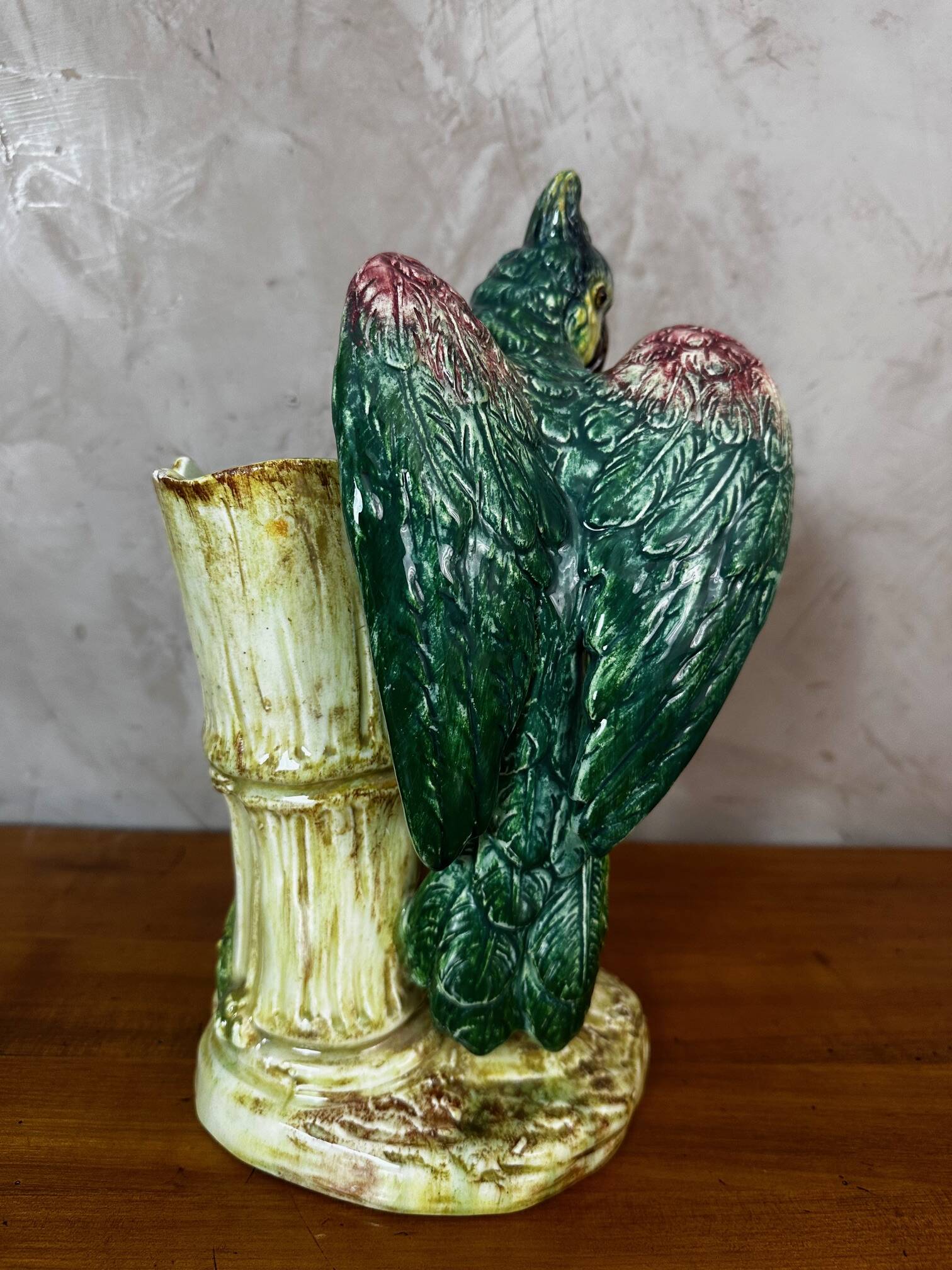 Ceramic parrot