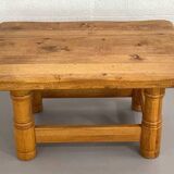 Vintage solid oak coffee table
