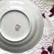 6 deep plates white porcelain with gold decoration Sologne Lamotte