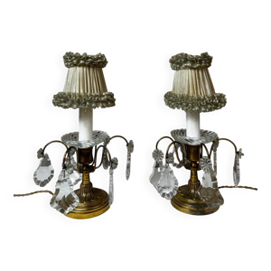 Paire de lampes classiques