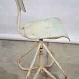 Chaise d'atelier industriel
