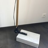 Arc floor lamp gilded stretch 70s