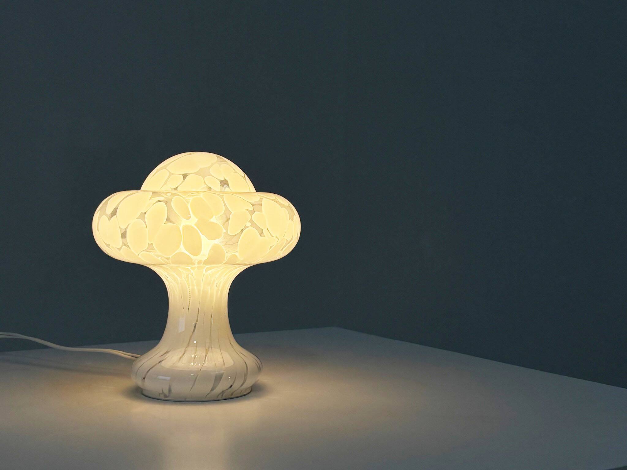 Lampe de table en verre Mazzega