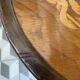 Tabouret haut de bar 1900 bois courbé« Marguerites »