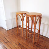 Lot of 2 high stools