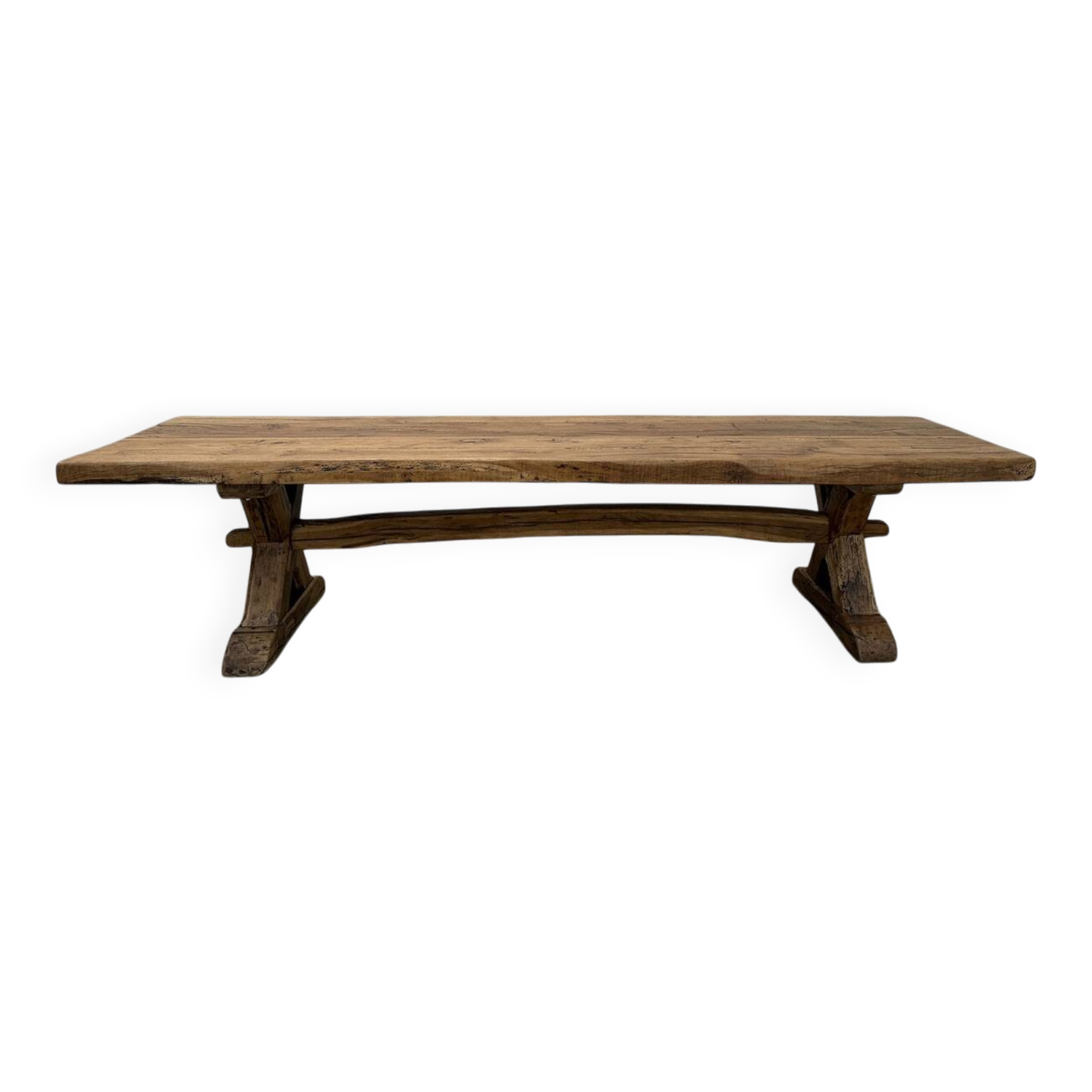 Solid oak bench from the 1950s
