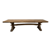 Solid oak bench from the 1950s