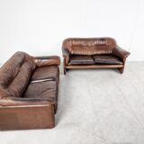 De Sede DS16 sofa set, 1960s
