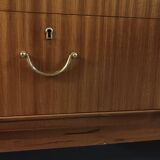 Scandinavian high sideboard with central drawers