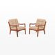 Easy chairs by Ole Wanscher for France & Son, 1960s, set of 2