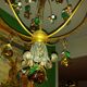 Very large art nouveau chandelier Murano (1 meter)