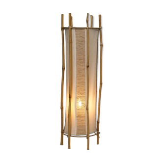 Bamboo Floor Lamp by Louis Sognot, 1950s
