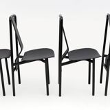 Irma Design Chairs by Achille Castiglioni for Zanotta, 1970s, Set of four