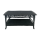 Table basse en rotin