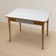 Coffee table, mid-century, formica and wood, 1960s, Czechoslovakia