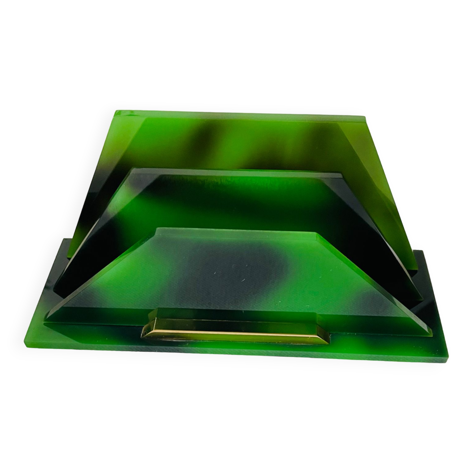 Mail rack tortoiseshell gold starry