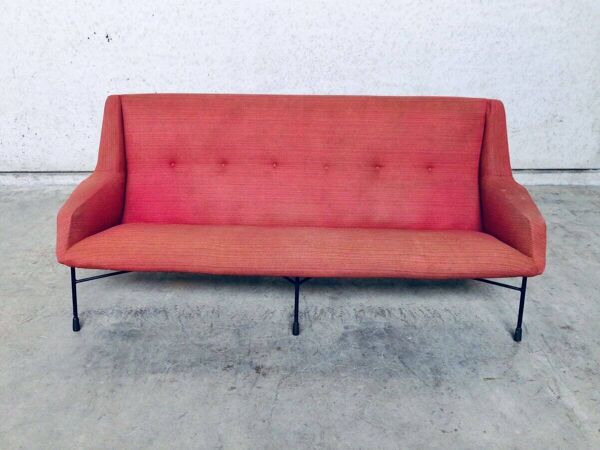 S12 Model 3-Seat Sofa by Alfred Hendrickx for Belform, Belgium, 1958