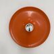 Honsel orange space age disc lamp , 1970s selected by Charlotte perriand