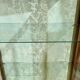 1950s English walnut display cabinet